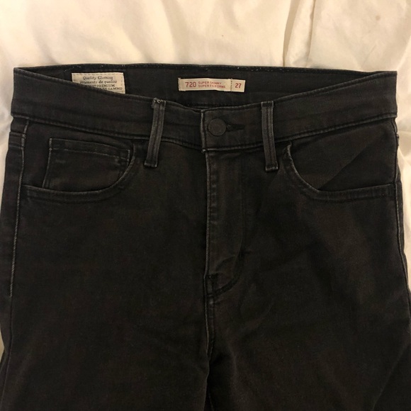 Levi’s 720 Super Skinny Jeans Size 27 - Picture 6 of 7